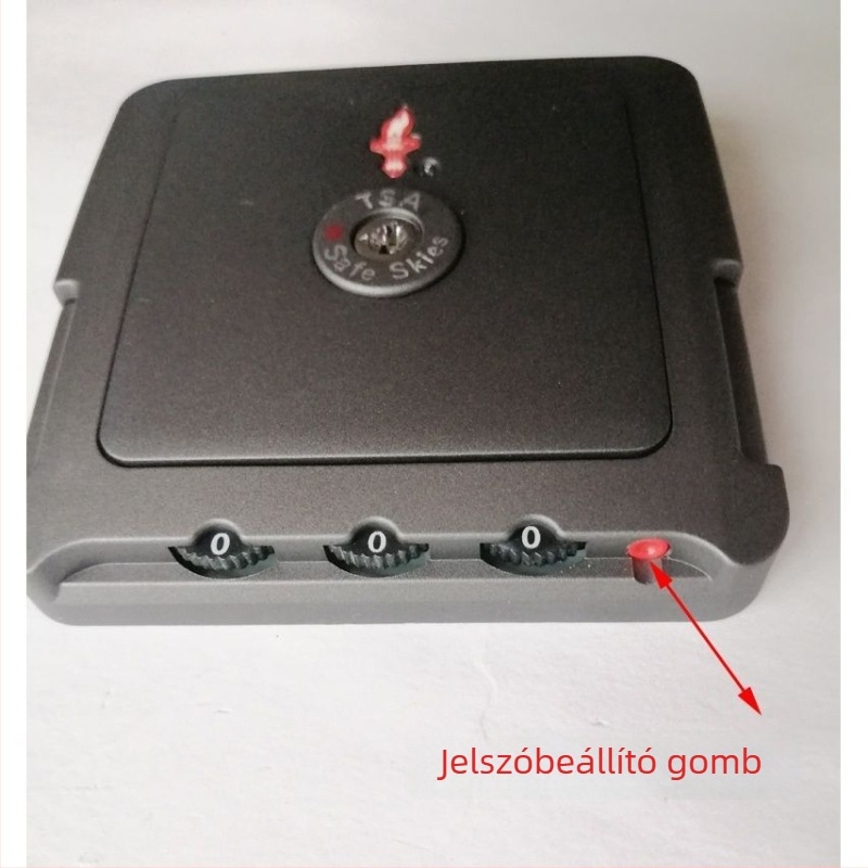 Poggyász zár jelszóval - modell 1809#, anyag: műanyag