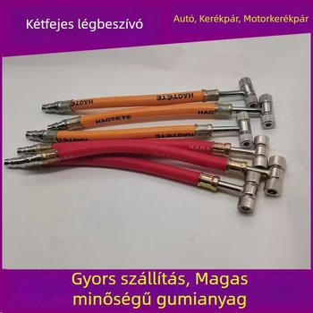 Gumiabroncs töltő szelep, csavaros csatlakozás, univerzális autó kompatibilitás