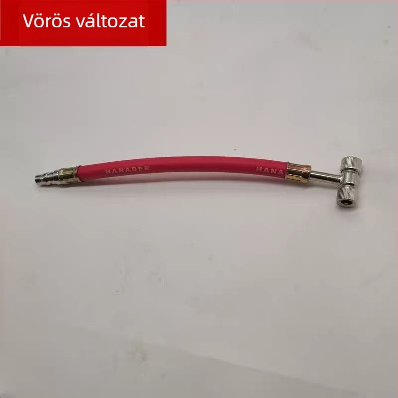 Gumiabroncs töltő szelep, csavaros csatlakozás, univerzális autó kompatibilitás