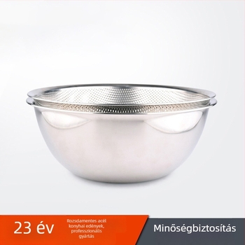 304 rozsdamentes acél konyhai leeresztő készlet zöldségek és gyümölcsök kosarával
