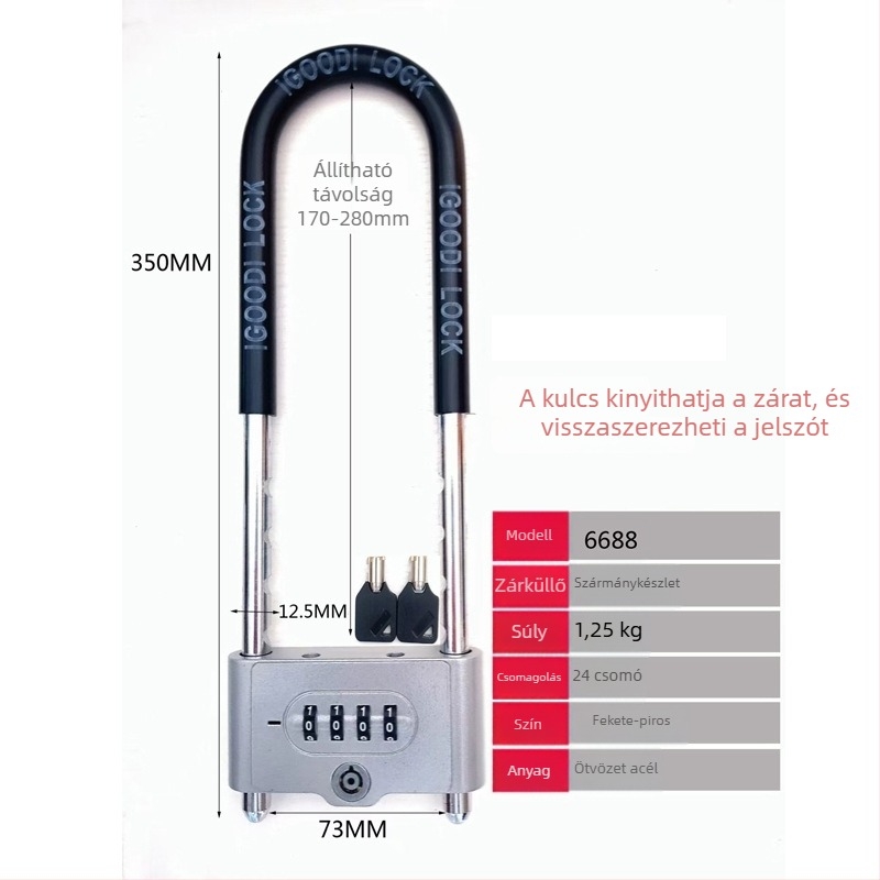 Minghanjiang üvegajtó zár – vasból készült, modell Glass door lock, üvegajtókhoz, új kínai stílus