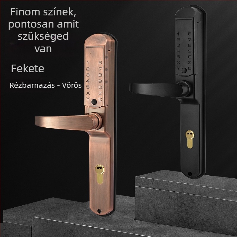 Mechanikus ajtózár 405h, cink ötvözet, záró rúd 8×8 mm, 85 mm távolság a rudak között