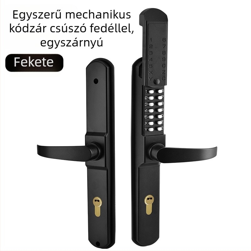 Mechanikus ajtózár 405h, cink ötvözet, záró rúd 8×8 mm, 85 mm távolság a rudak között