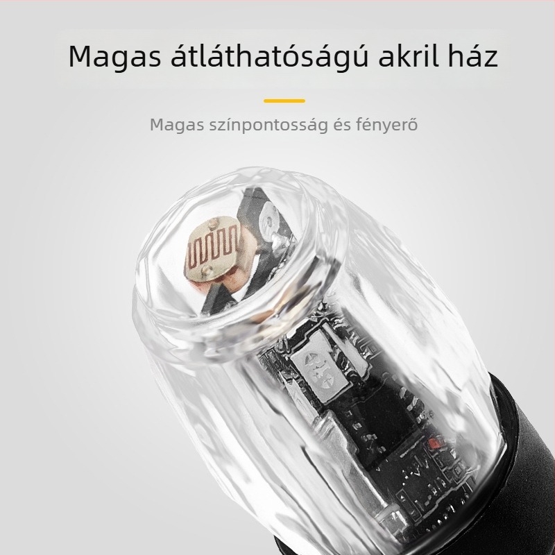 Szelepszár LED világítás autókhoz és motorkerékpárokhoz, ABS anyag, vízálló, univerzális illeszkedés, vibráló villanás
