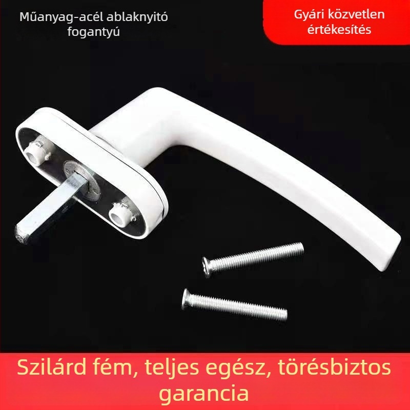 Ajtó- és ablakmozgató fogó push-pull és belső forgatható, zárral összekapcsolt; cink ötvözet; PVC ablakokhoz; modern minimalista stílus