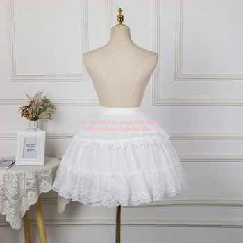 Petticoat csont nélküli kialakítás, Lolita lace pattern, fishbone (Adult, Summer 2021, Spot)