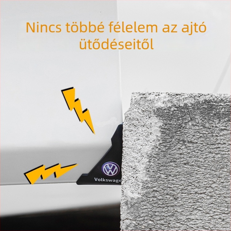 Night Cat alone PVC autó ajtó antiütközés szalag, sarka védő matrica, univerzális