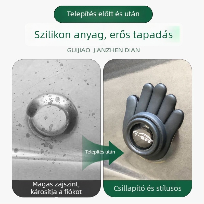 Ugasi Autóajtó ütéscsillapító párna – Szilikon alapanyag, koccanásgátló csík, univerzális modellekhez
