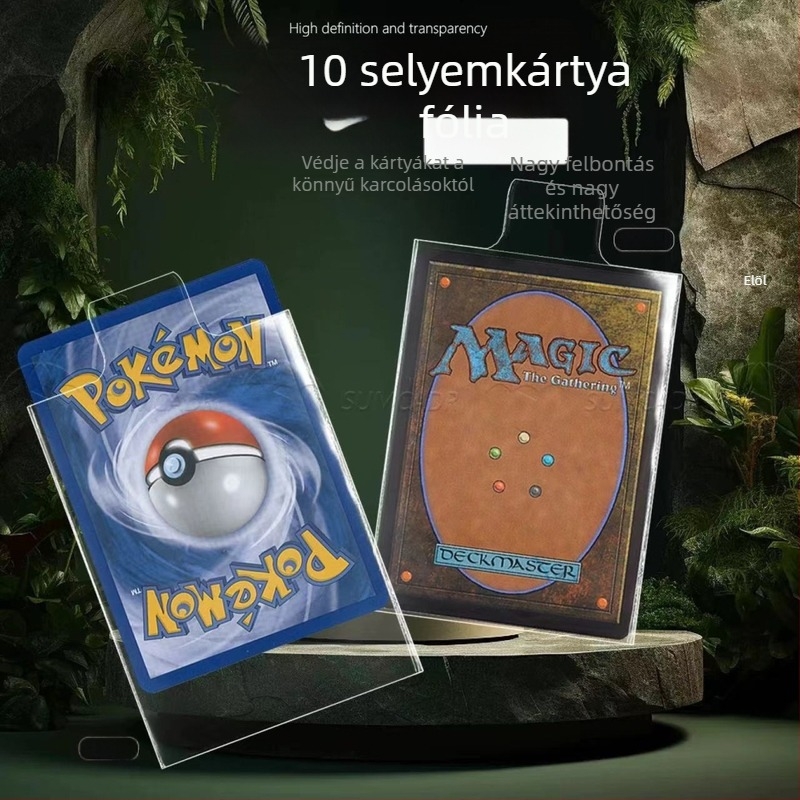 PP anyagú kártyatartó kihúzható filmmel Pokémon/PTCG és One Piece számára, uniszex, nemi semleges stílus, 2024 tavasz, mindennapi használat, független márka