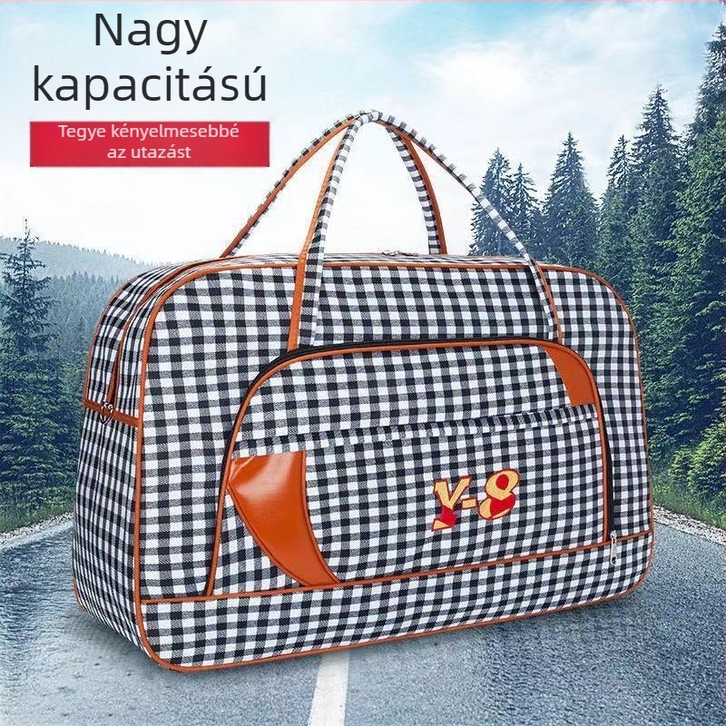Nagy kapacitású utazótáska, extra nagy méret, 56-75 L, uniszex, könnyű és tartós