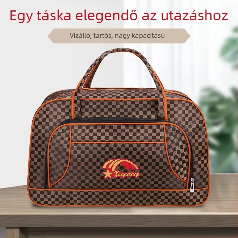 Nagy kapacitású utazótáska, extra nagy méret, 56-75 L, uniszex, könnyű és tartós