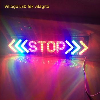 LED motorkerékpár hátsó lámpa, 8W, 12V, 5000 lm