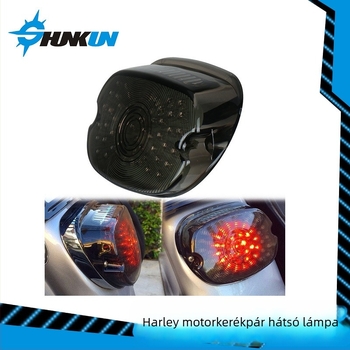 LED hátsó lámpa Harley motorkerékpárokhoz - 30W, 12V, 800 lm, 6000K, 50 000 óra