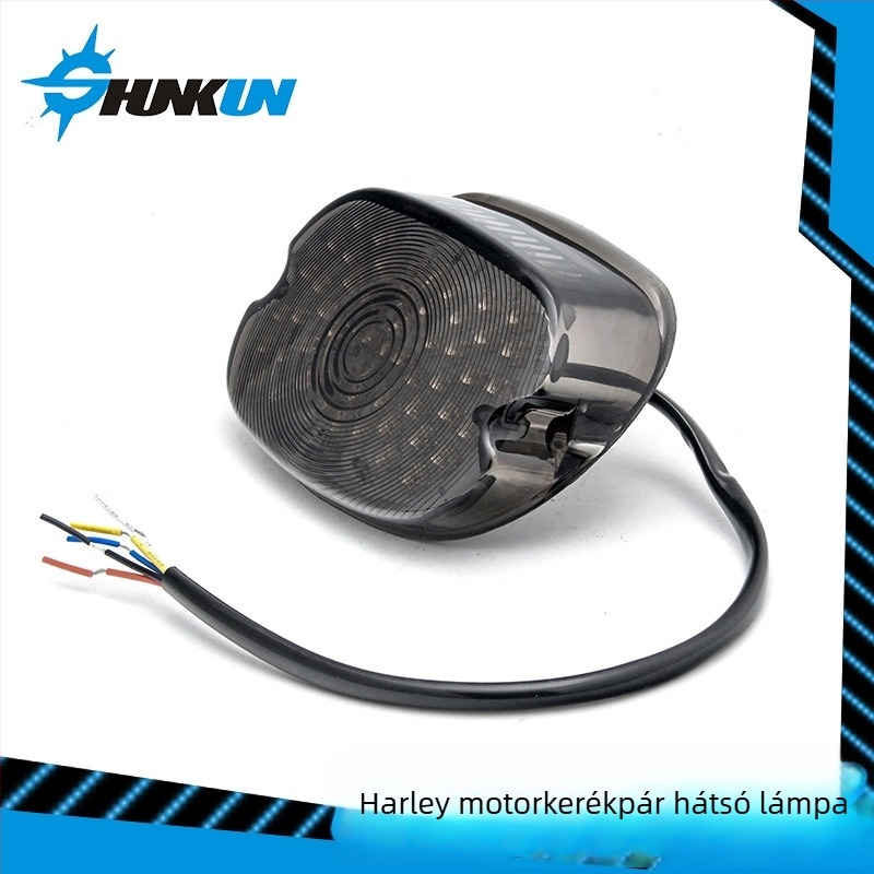 LED hátsó lámpa Harley motorkerékpárokhoz - 30W, 12V, 800 lm, 6000K, 50 000 óra