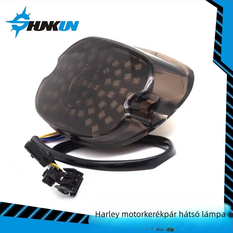 LED hátsó lámpa Harley motorkerékpárokhoz - 30W, 12V, 800 lm, 6000K, 50 000 óra