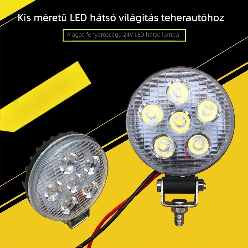 Kamion LED hátrameneti lámpa, 3 hüvelykes kör alakú világítás, oldalsó és pótkocsi használatra