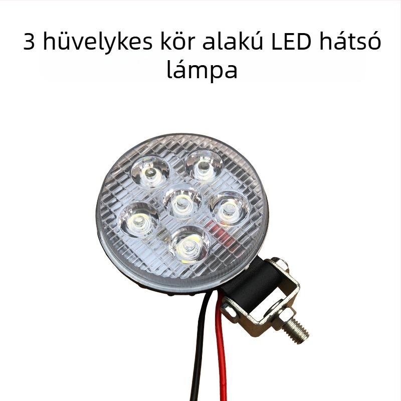 Kamion LED hátrameneti lámpa, 3 hüvelykes kör alakú világítás, oldalsó és pótkocsi használatra