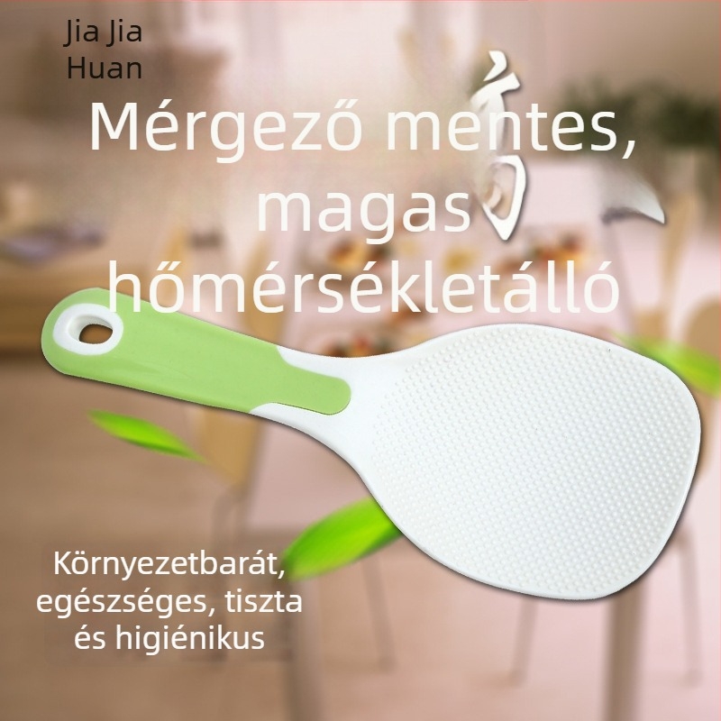 Műanyag rizsszervírozó kanál – modern egyszerű stílus, vízcsiszolt felület, 2018-ban piacra dobva