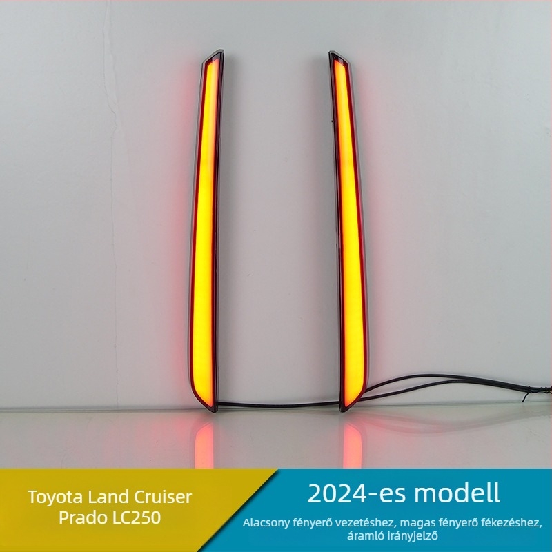 LED oszlopfények Toyota Prado LC250-hoz — 0,5 W lámpánként, 12–20 V, 3000–8000 K, élettartam >10 000 óra