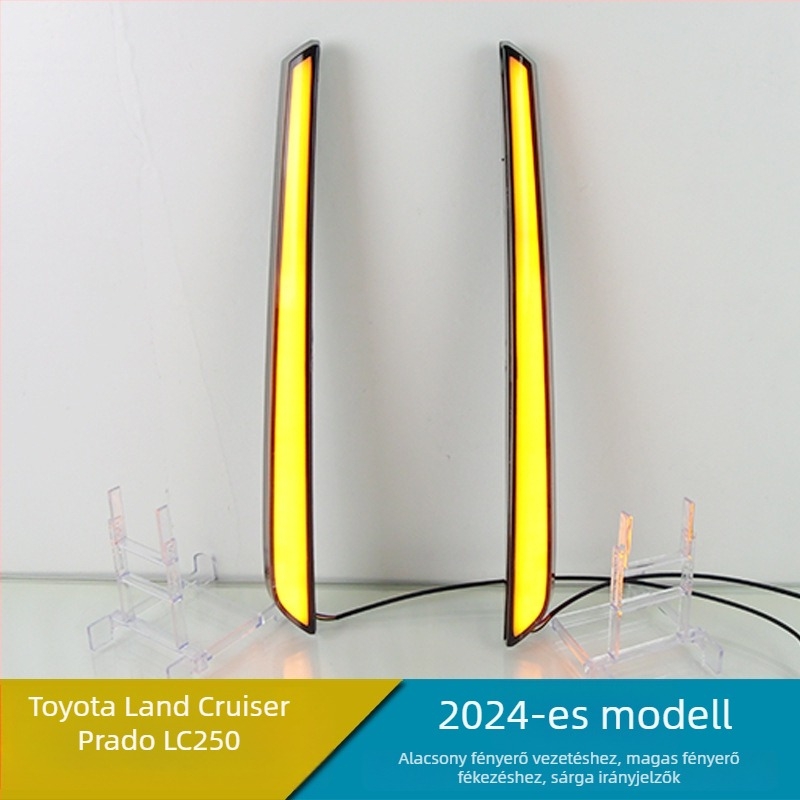 LED oszlopfények Toyota Prado LC250-hoz — 0,5 W lámpánként, 12–20 V, 3000–8000 K, élettartam >10 000 óra