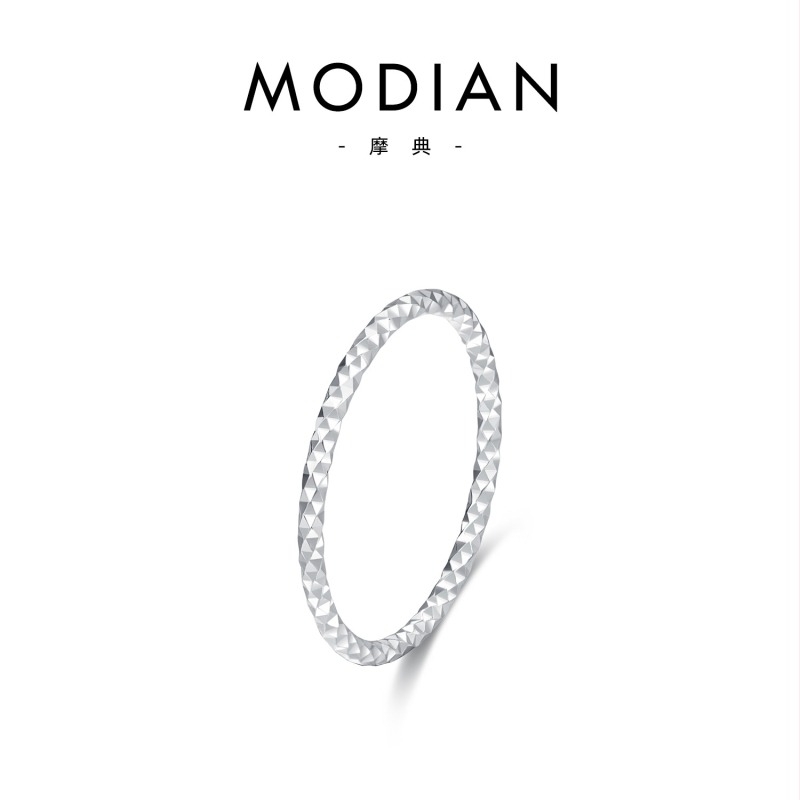 Modian 925 Sterling ezüst női vékony gyűrű, csillogó csillagos dizájn, minimalist stílus
