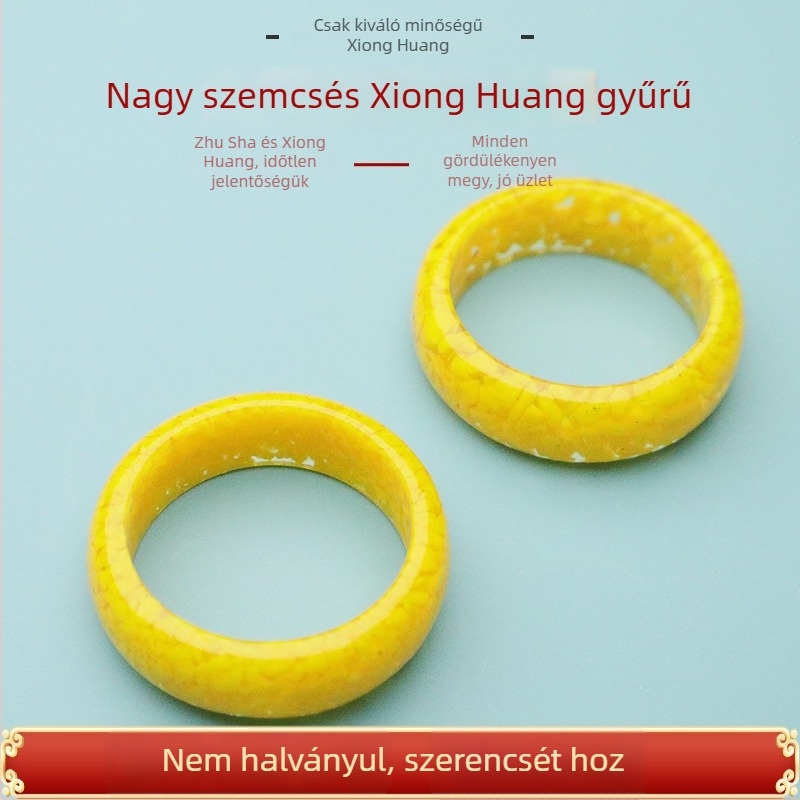 Női gyűrű - kézzel készült ékszer, Henan eredet, 2025 nyár, személyes trend stílus