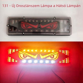LED hátsó lámpa teherautókhoz és utánfutókhoz, modell WSY131, Lion Dance Eye stílus, 12/24V, 21W