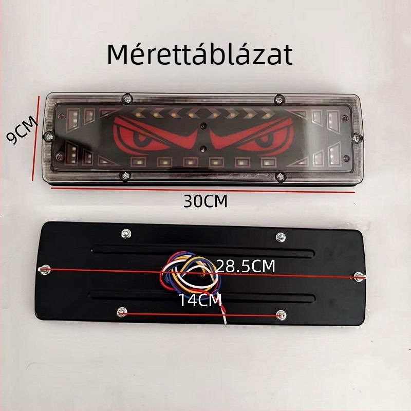 LED hátsó lámpa teherautókhoz és utánfutókhoz, modell WSY131, Lion Dance Eye stílus, 12/24V, 21W