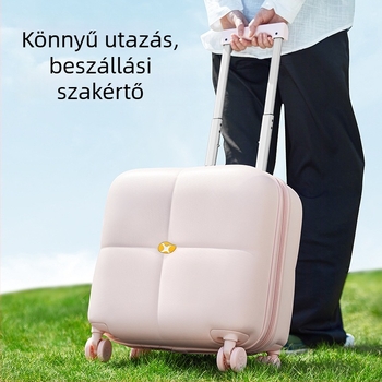 Gyerekeknek szóló ultra-könnyű kézitáska cipzárral, 2,23 kg, poliészter bélés, univerzális kerekek, kombinációs zár