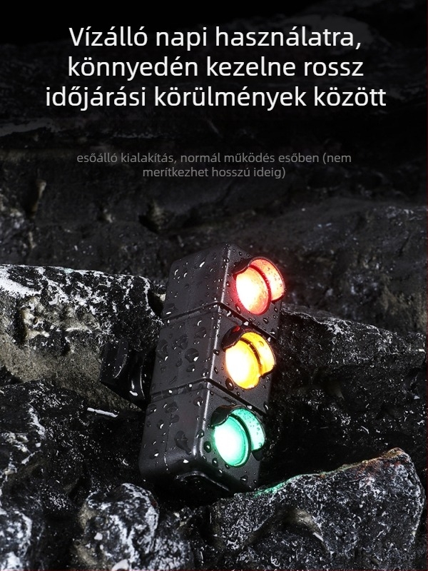 Quanxin kerékpár hátsó lámpa, hosszú üzemidejű, újratölthető, éjszakai tekerésre MTB és országúti kerékpárokhoz