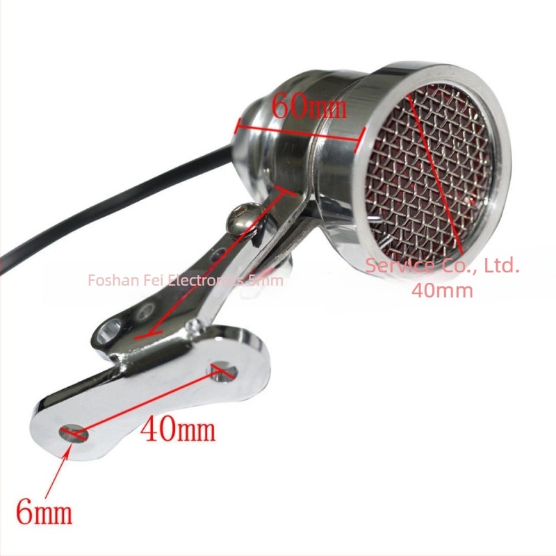 Elektromos jármű hátsó lámpa, alumíniumötvözet, LED, 12V, Flying modell