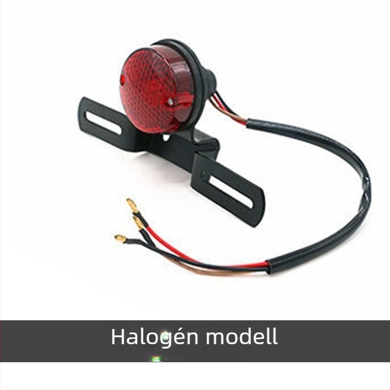 Motorkerékpár hátsó lámpa JH2, 5W, 12V, izzó, univerzális Harley, Jialing, Honda kompatibilis