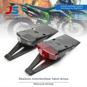 Enduro motorkerékpár hátsó lámpa LED-del, 35W, 12V, modell 211 (öt sor)