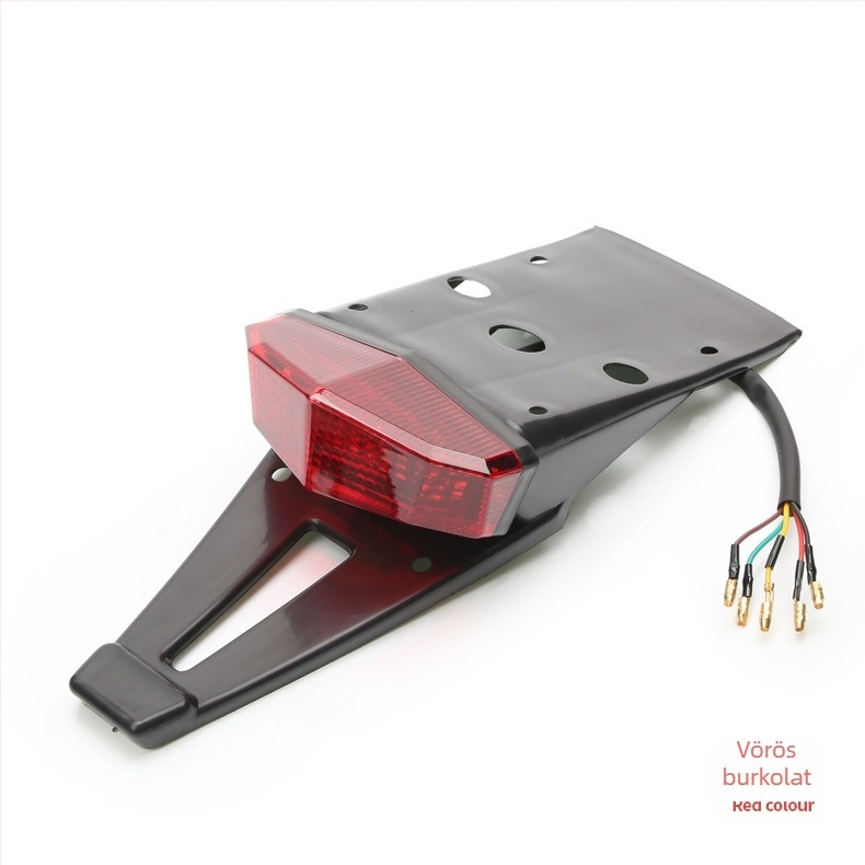 Enduro motorkerékpár hátsó lámpa LED-del, 35W, 12V, modell 211 (öt sor)