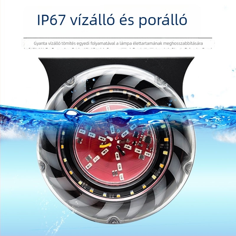 LED teherautó hátsó lámpa - vízálló 4 az 1-ben villogó hátsó fény, univerzális 12-24V