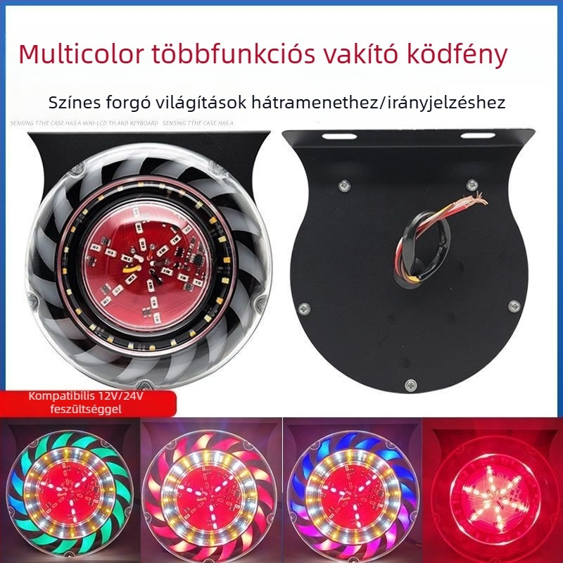 LED teherautó hátsó lámpa - vízálló 4 az 1-ben villogó hátsó fény, univerzális 12-24V