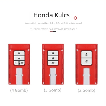 Honda kulcsház – ABS anyag, Trend stílus, motormodell Honda, Yulang