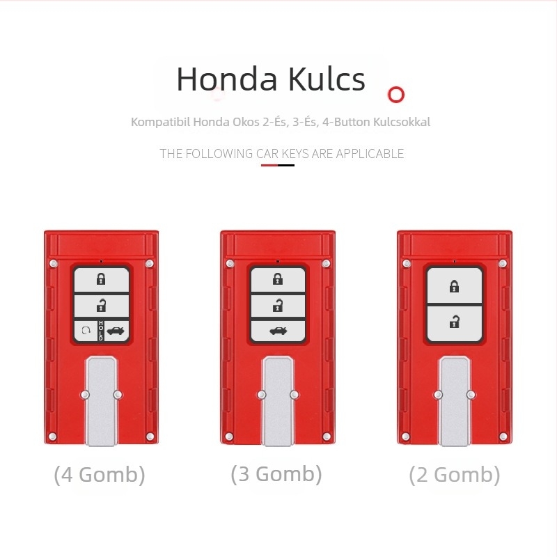 Honda kulcsház – ABS anyag, Trend stílus, motormodell Honda, Yulang