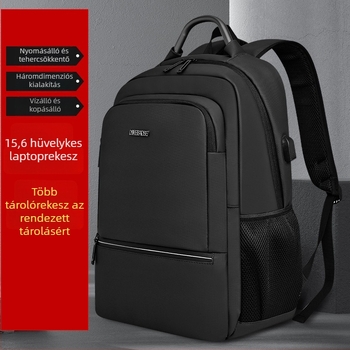 Férfi üzleti laptop hátizsák, nagy kapacitású, vízálló, 20-35L, városi minimalist stílus
