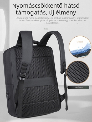 Divatos üzleti laptophátizsák, Oxford anyag, nagy kapacitású 20–35 L, 15 hüvelykes laptophoz, uniszex