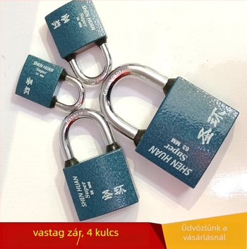Holy Ring vasból készült háztartási lakat, modellek 32/38/50/63, poggyászhoz, szekrényekhez, ajtókhoz és tokokhoz