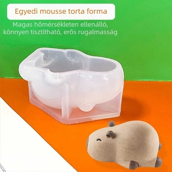 Szilikon forma mousse tortához, 3D szabálytalan forma, élelmiszer-minőségű szilikon, DIY személyre szabott sütés