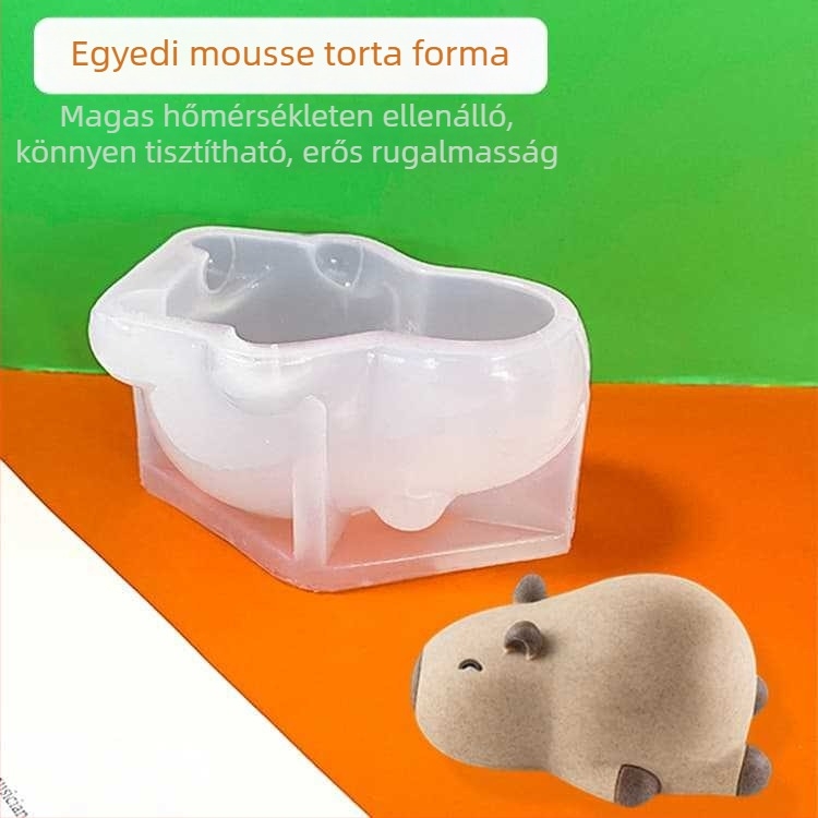 Szilikon forma mousse tortához, 3D szabálytalan forma, élelmiszer-minőségű szilikon, DIY személyre szabott sütés