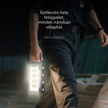 Ruiying Hordozható LED Reflektor, 30W, 10000mAh, vízálló, 360° forgás, újratölthető, autókarbantartáshoz
