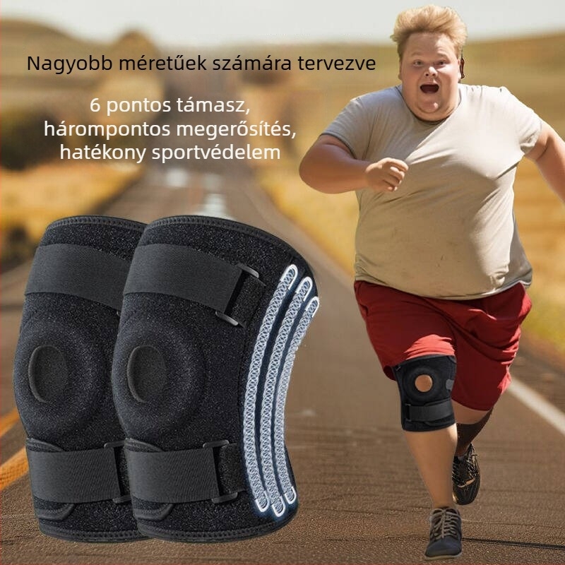 Extra-nagy térdortézis nehéz súlyhoz – futáshoz tartó ízületi támogatás