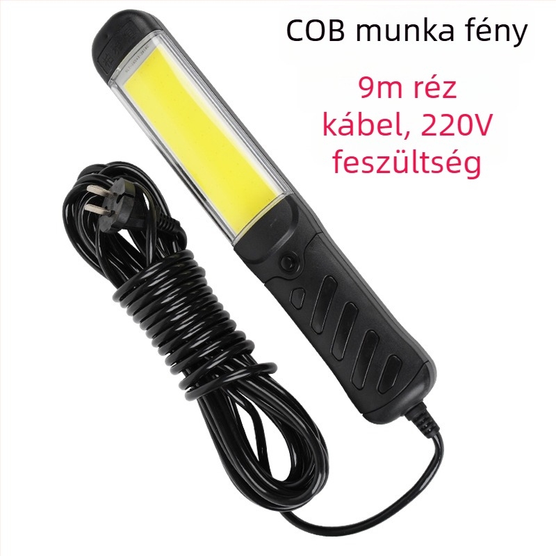 LED COB munkalámpa 35W, 220V, mágneses alap, modell QY-COB