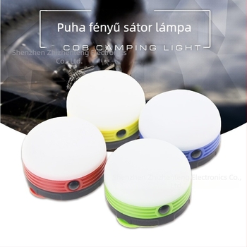 Pagao LED kempinglámpa, akkumulátorról működő, 3.7V, 1W, modell Pg-0166