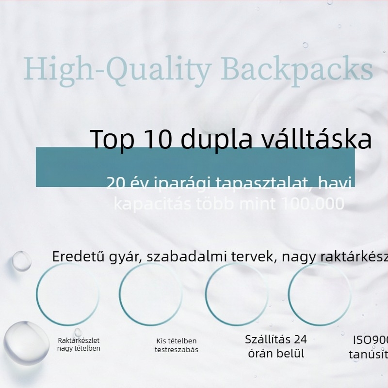 Férfi üzleti hátizsák — többfunkciós, nagy kapacitású 20–35L, vízálló, lopás elleni védelem, kopásálló