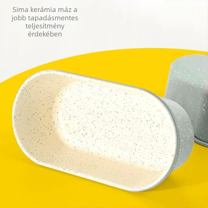 Oval Basque sajttorta forma, tapadásmentes bevonattal, szénacélból otthoni sütéshez