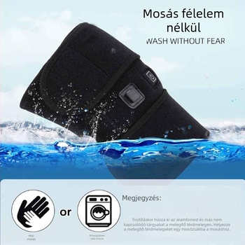 USB-s táplálású térdmelegítő párna, 3 fokozat hőmérséklet-vezérlés, 60°C melegítés, neopren + OK anyag, CE tanúsítvány